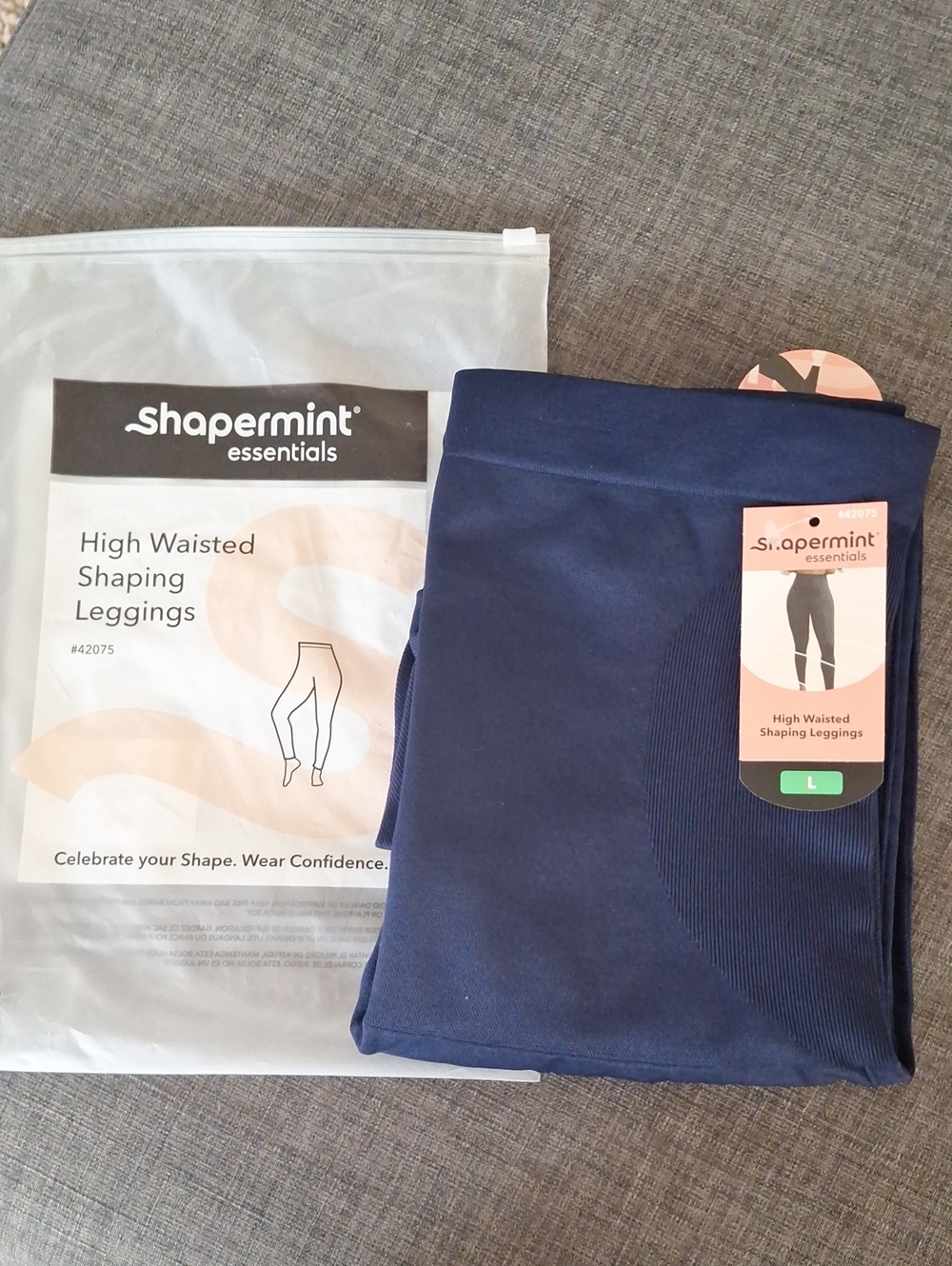 Shapermint High-Waisted Shaping Leggings - Navy Blue
